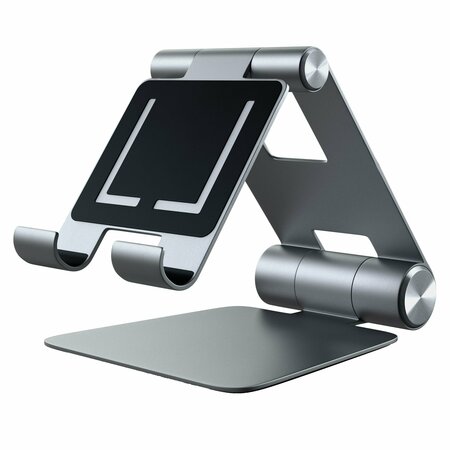 SATECHI R1 Aluminum Hinge Holder Foldable Stand, Space Gray ST-R1M
